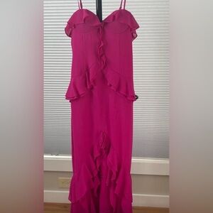 Lovers + Friends Pink Maxi Dress- Melissa Gown